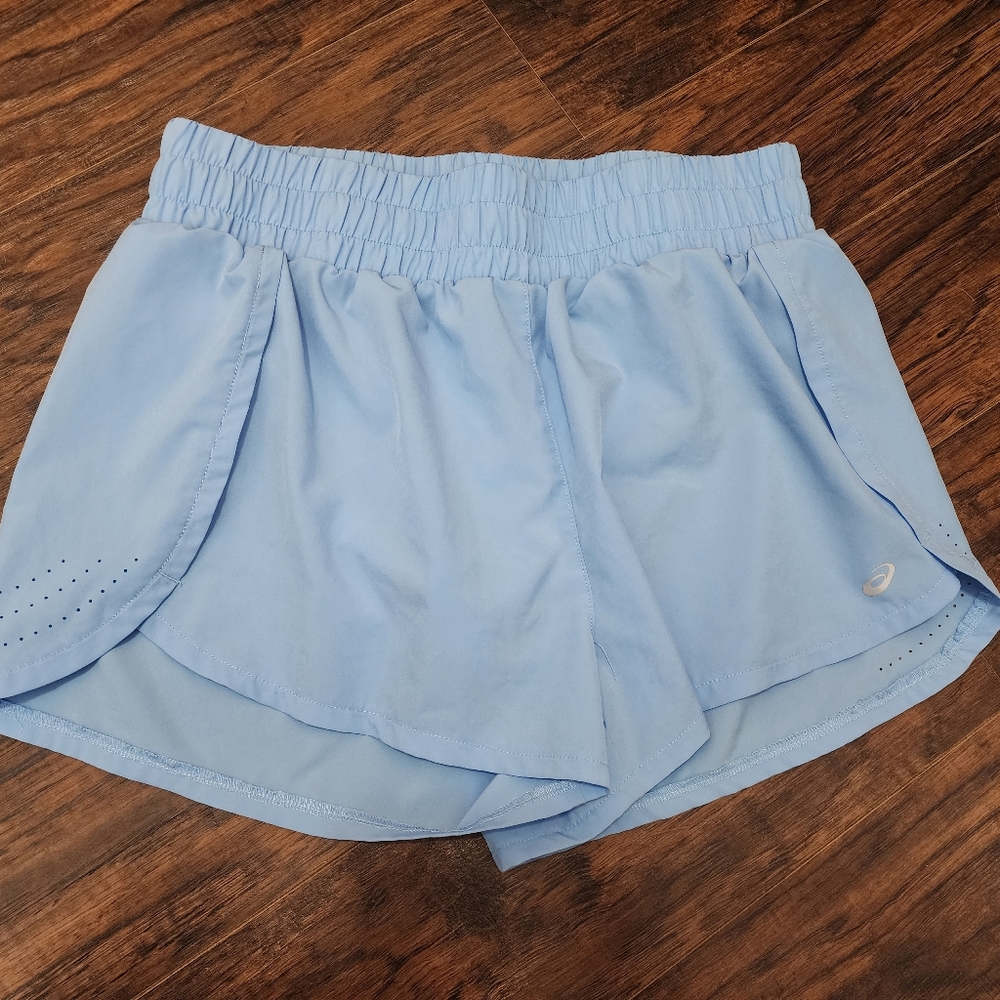 NWOT Asics Sky Blue Women's Athletic Shorts